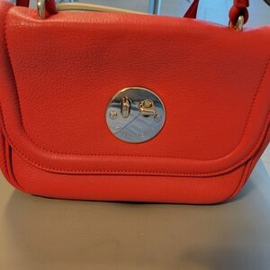 Hill and Friends Shoulder Bag, genuine Pebbled Leather, inside Swed Leather.